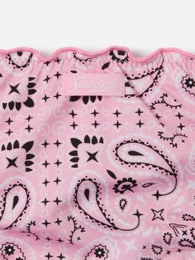 Cris stretch bikini with bandana print