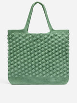 Sage green Crochet Bag