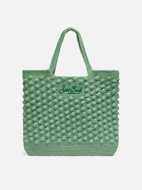 Sage green Crochet Bag