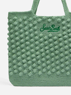 Sage green Crochet Bag