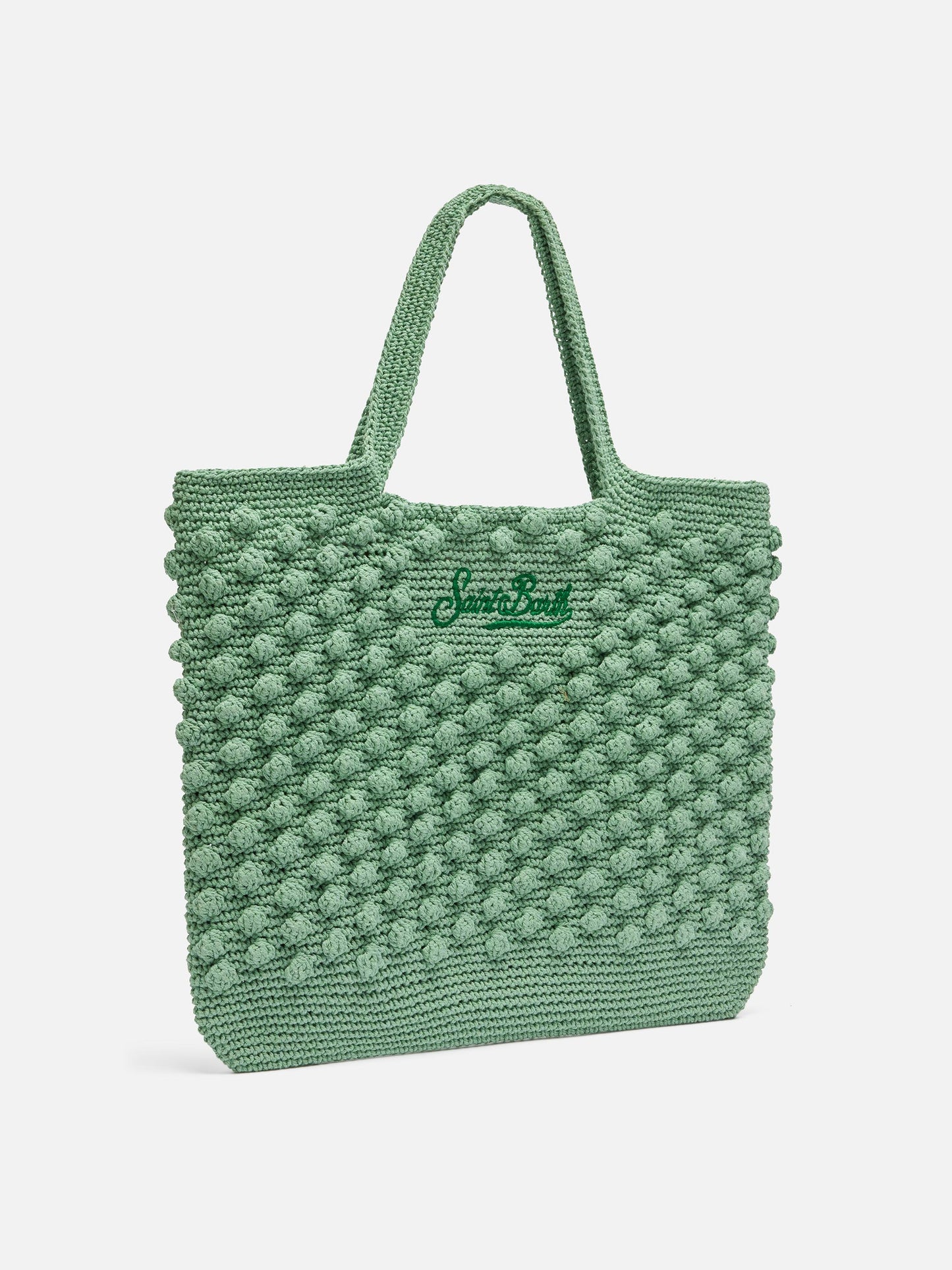 Sage green Crochet Bag