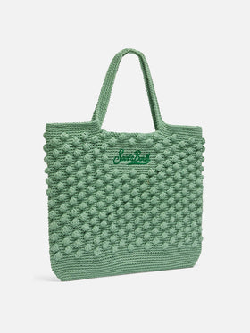 Sage green Crochet Bag