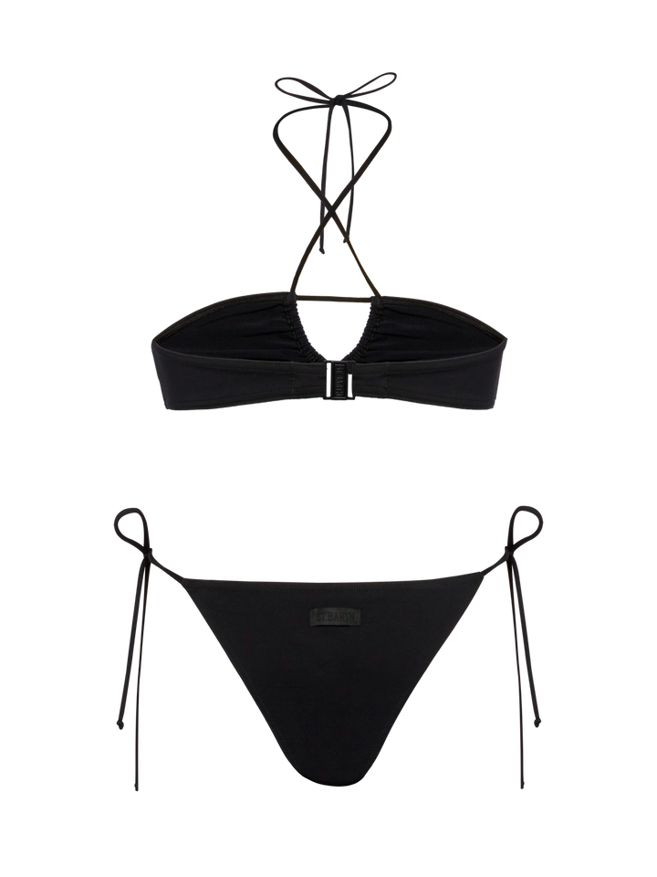 Marielle black classic swim briefs - Dahlia black bandeau top