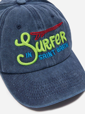 Baseball-Jr. Jeans-Baseballkappe mit Surfer-Stickerei in Saint Barth