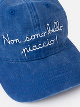 Cappello da baseball ricamato in denim Davis con ricamo non sono bello, piaccio | VACANZE DI NATALE EDIZIONE SPECIALE