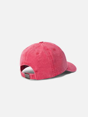 Davis rote Baseballkappe mit St. Barth-Stickerei