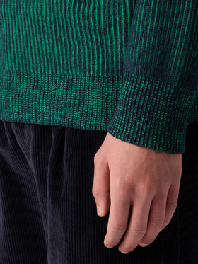 Davos ribbed half-turtleneck sweater with St. Barth embroidery
