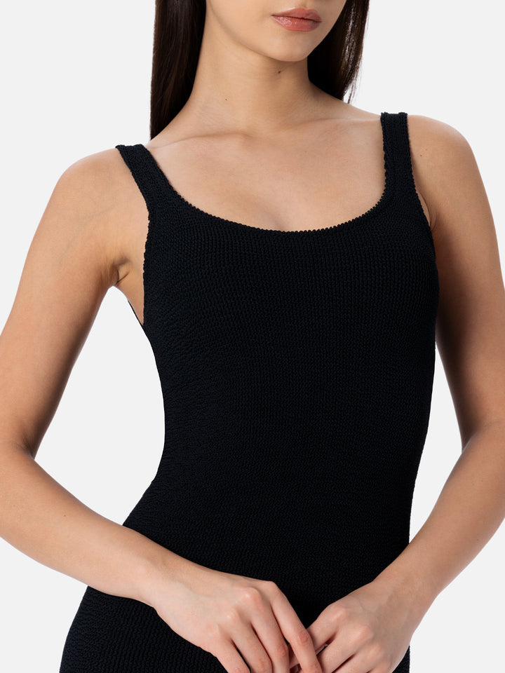 Black crinkle tank dress Deana