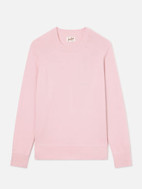 Pink Delphine wool crewneck knit