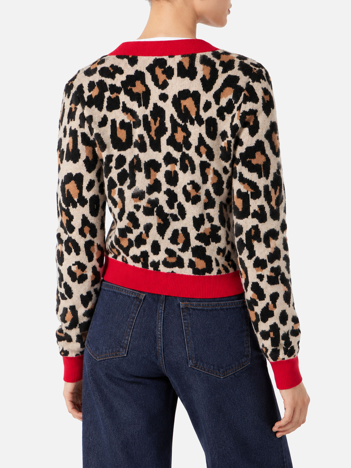 Cardigan corto da donna con ricamo Saint Barth
