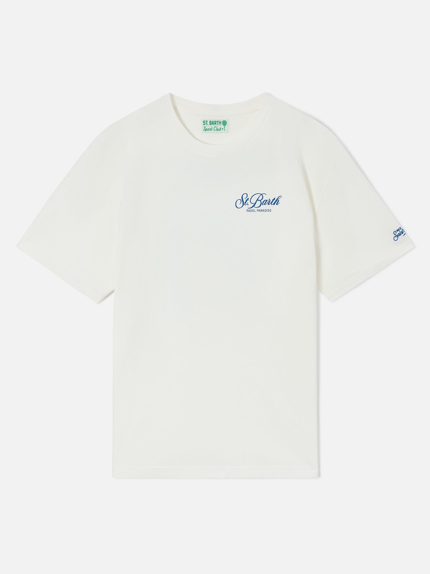 Delmar T-Shirt in Weiß mit Peanuts Padel Paradise-Print 
