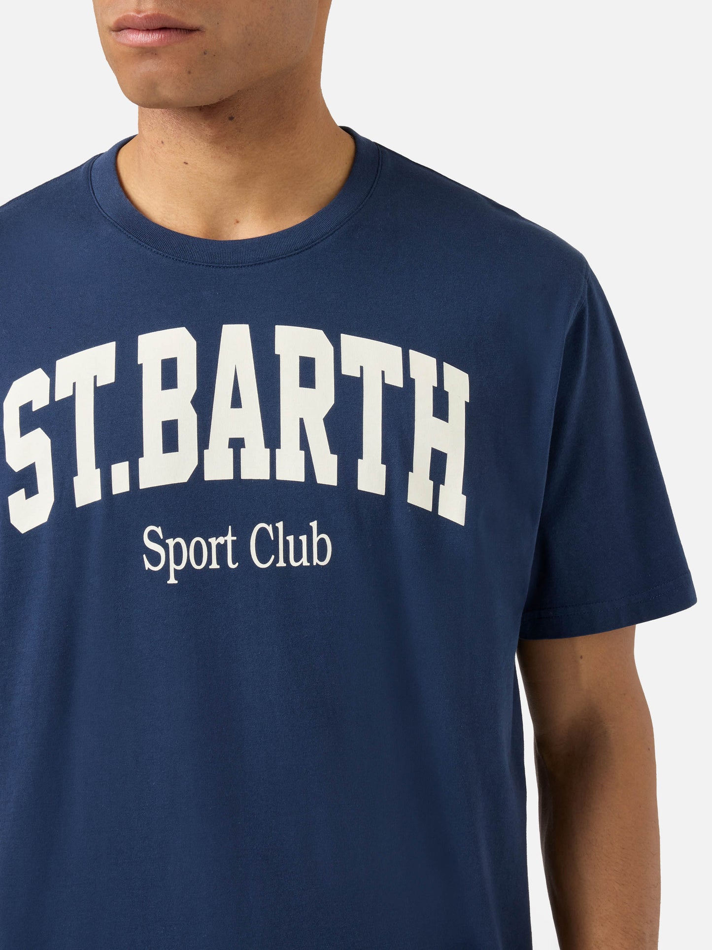 Blue Denver t-shirt with Sport Club print