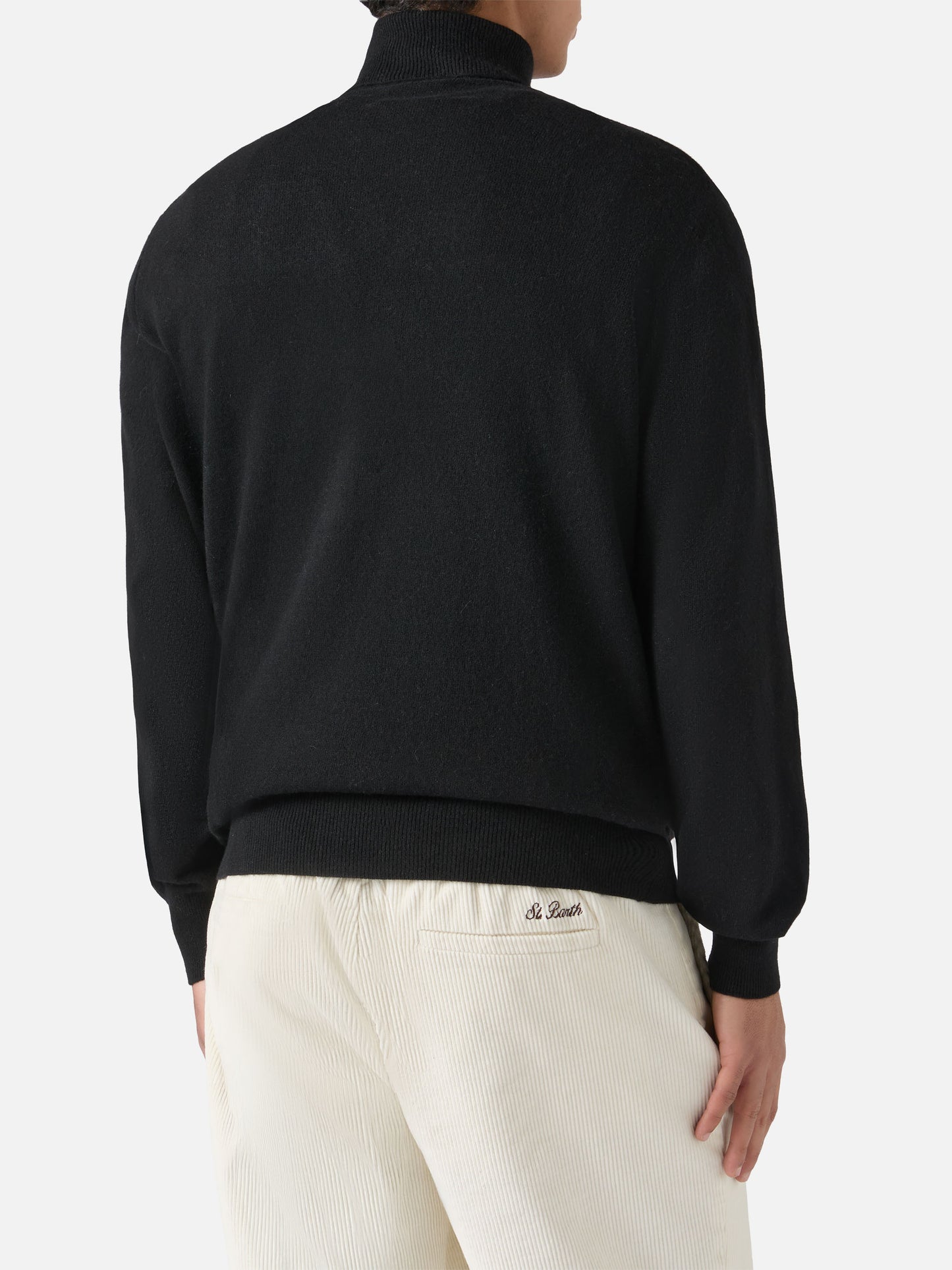 Dolcevita Rollkragenpullover mit Diabolik-Jacquardmuster | DIABOLIK SPECIAL EDITION