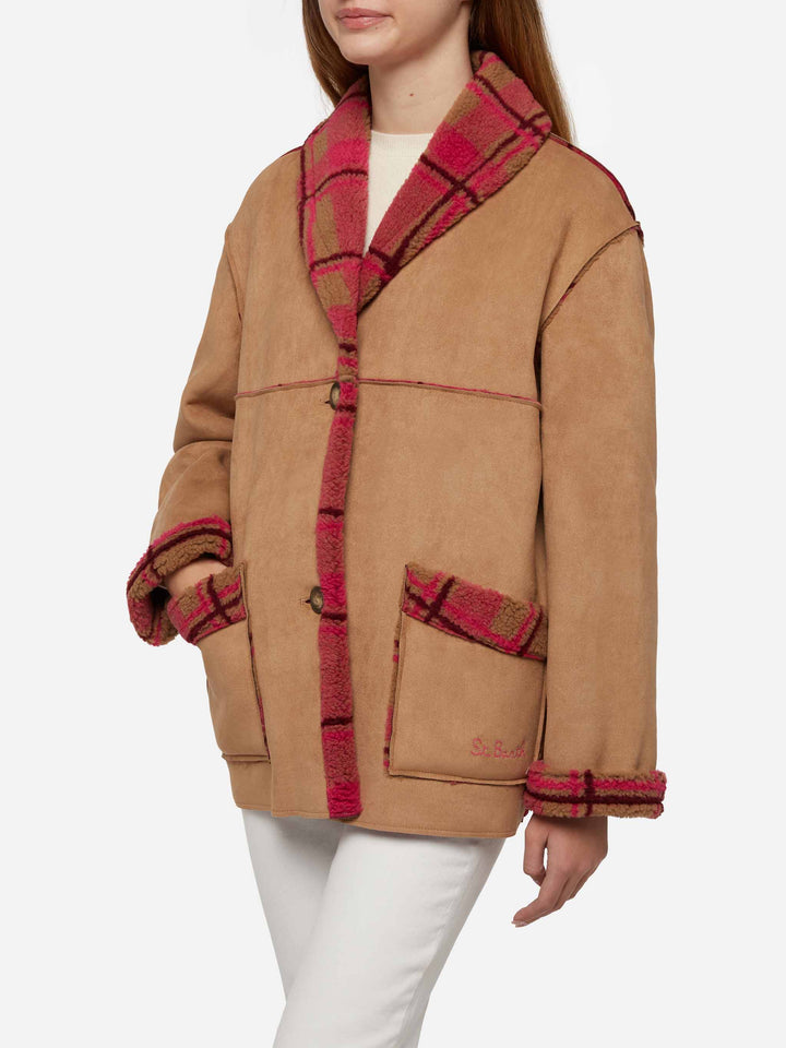 Wendbare Lammfelljacke für Damen Dorys