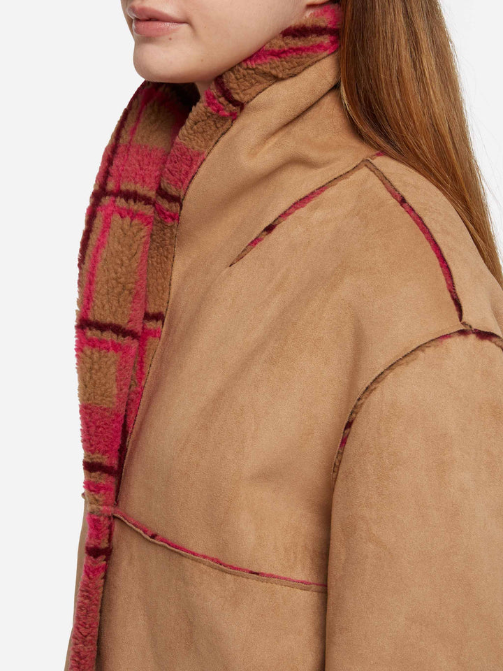 Wendbare Lammfelljacke für Damen Dorys