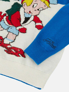 Girocollo Douglas con jacquard Richie Rich | SPECIAL EDITION RICHIE RICH