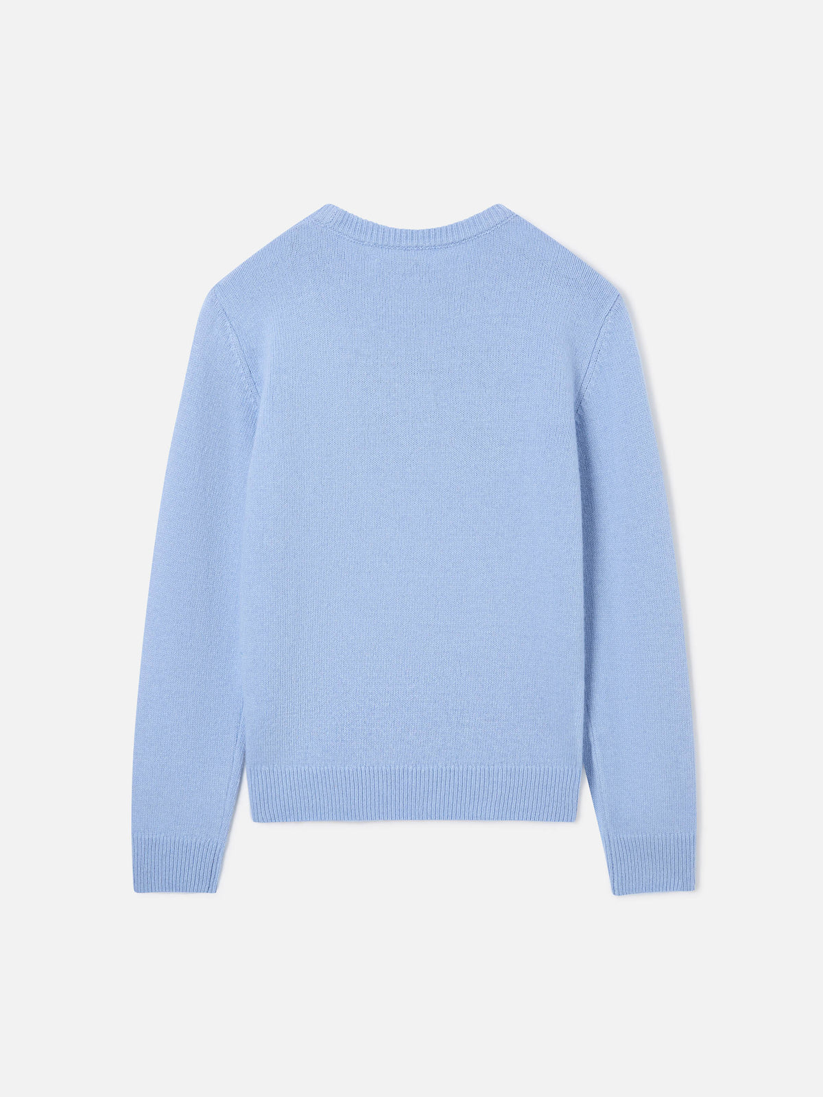 Light blue Douglas crewneck knit with Bello E Monello intarsia