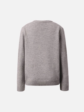 Maglione Douglas  in misto cashmere con ricamo Too Cold for School