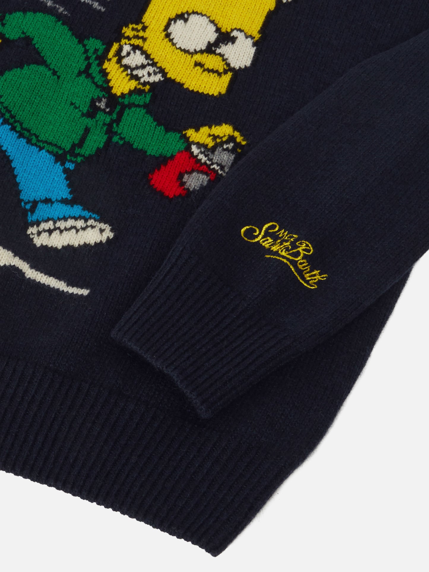 Girocollo Douglas con jacquard e ricamo Bart Simpson | SPECIAL EDITION THE SIMPSONS