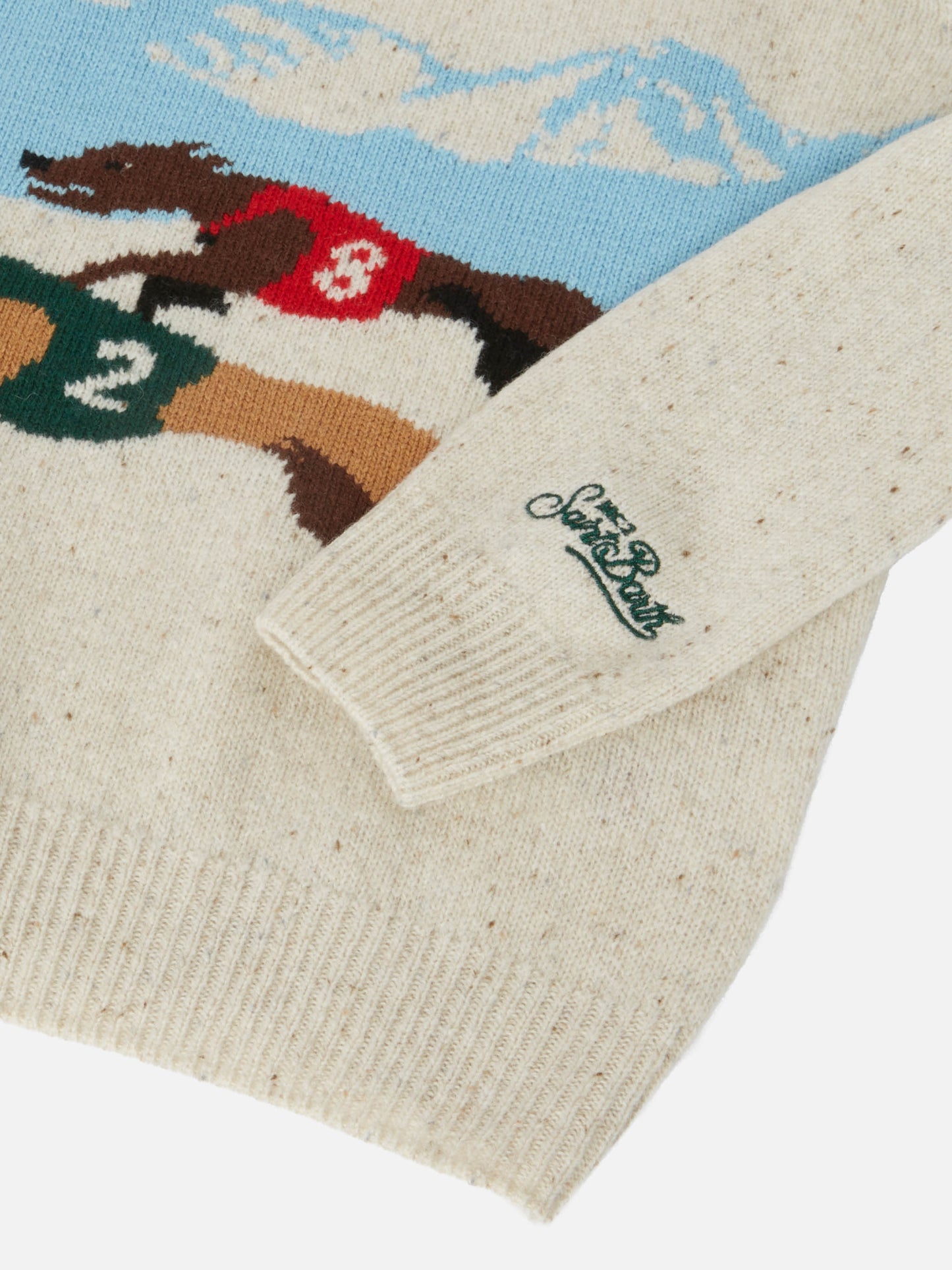 Girocollo Douglas con jacquard  Saint Moritz postcard