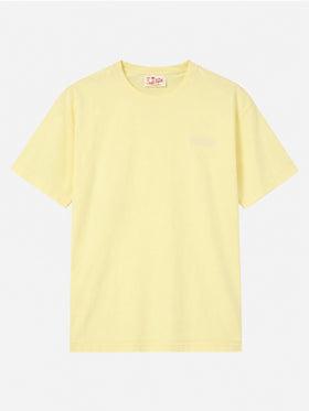 T-shirt Dover en coton jaune pâle 