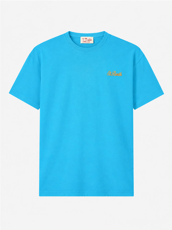 Dover hellblaues T-Shirt aus Baumwolle 