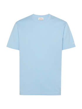 Light blue cotton jersey t-shirt Dover with St. Barth embroidery