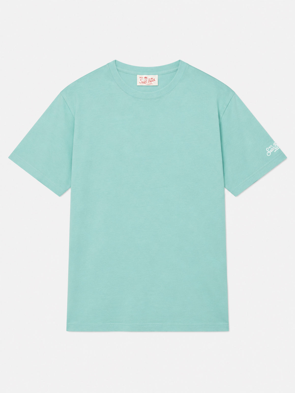 T-shirt Dover verde salvia in cotone