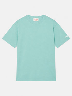 T-shirt Dover verde salvia in cotone