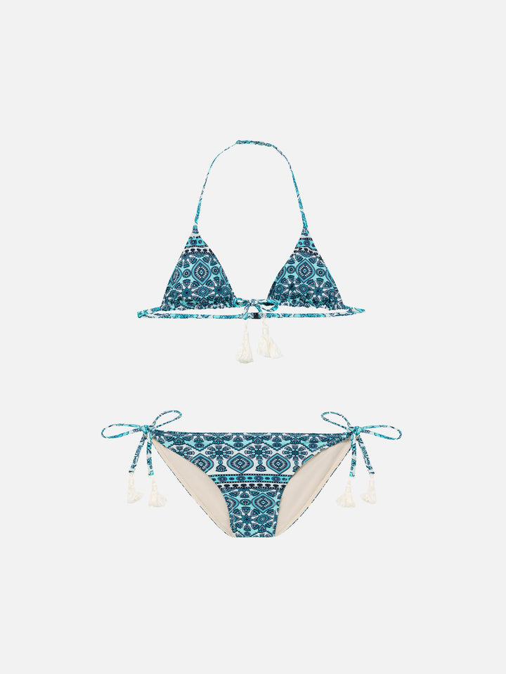 Gipsy print girl bikini