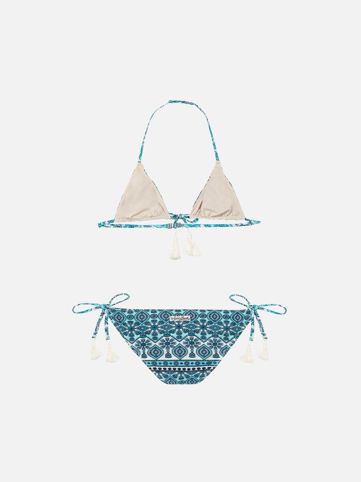 Gipsy print girl bikini