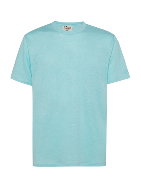 Water green linen jersey t-shirt Ecstasea