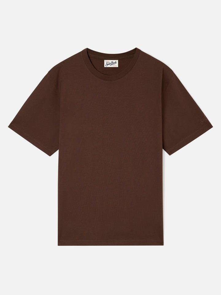 T-shirt Every marrone in cotone