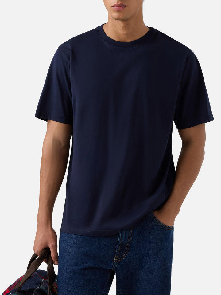 Azul marino blue Cada camiseta de algodón 
