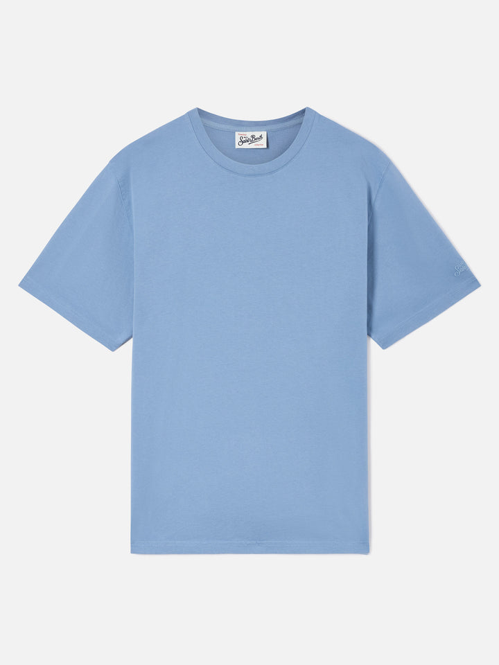 Chaque t-shirt en coton blue 