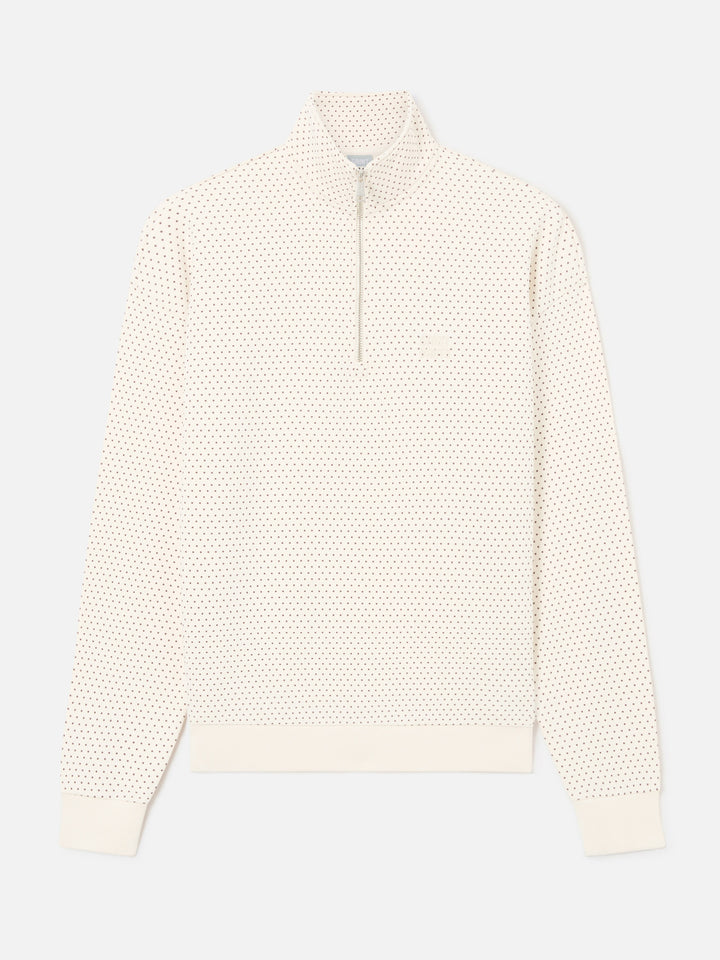 Sweat-shirt Eliade à imprimé micro pois 