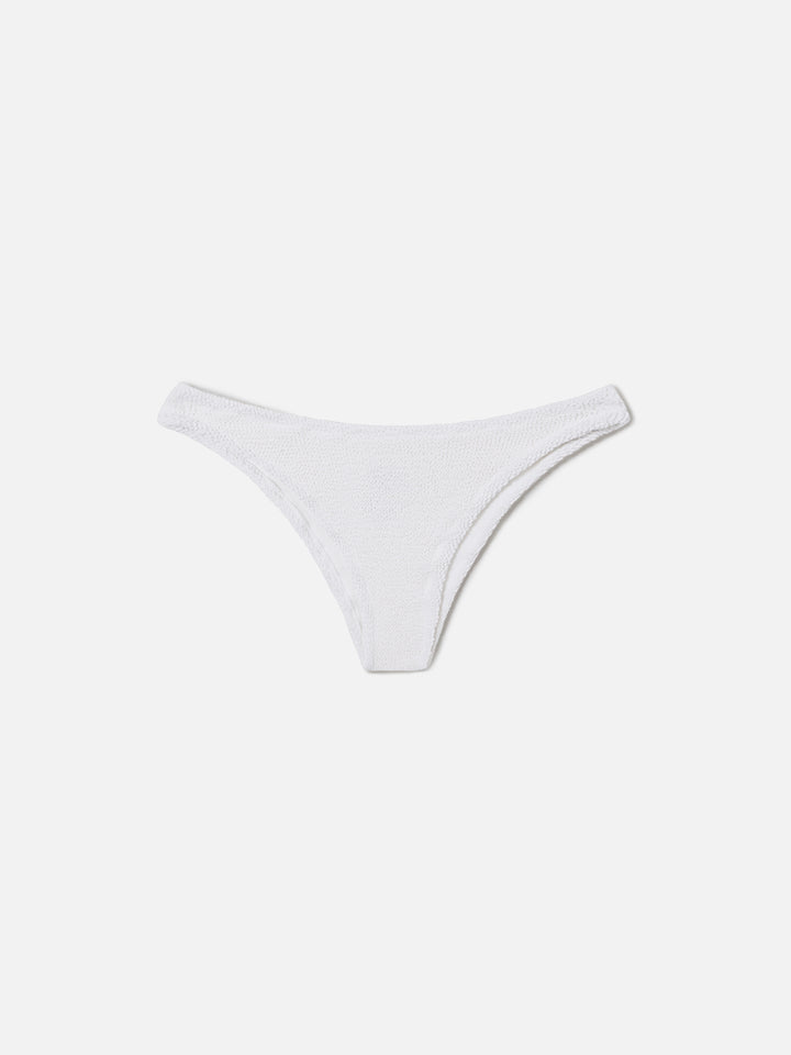 Naima Elise white crinkle bikini
