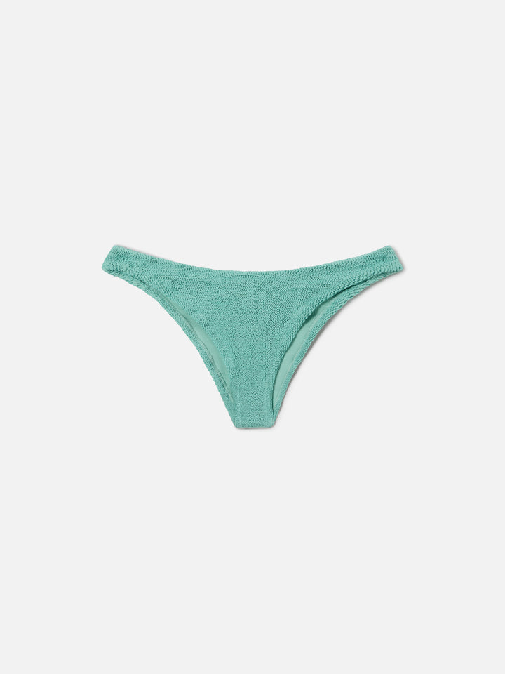 Naima Elise sage green crinkle bikini