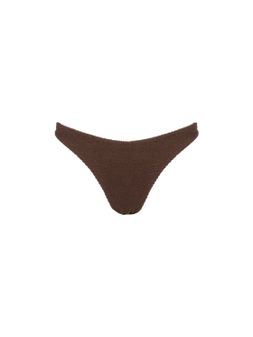Slip da bagno da donna classico crinkle marrone Elise