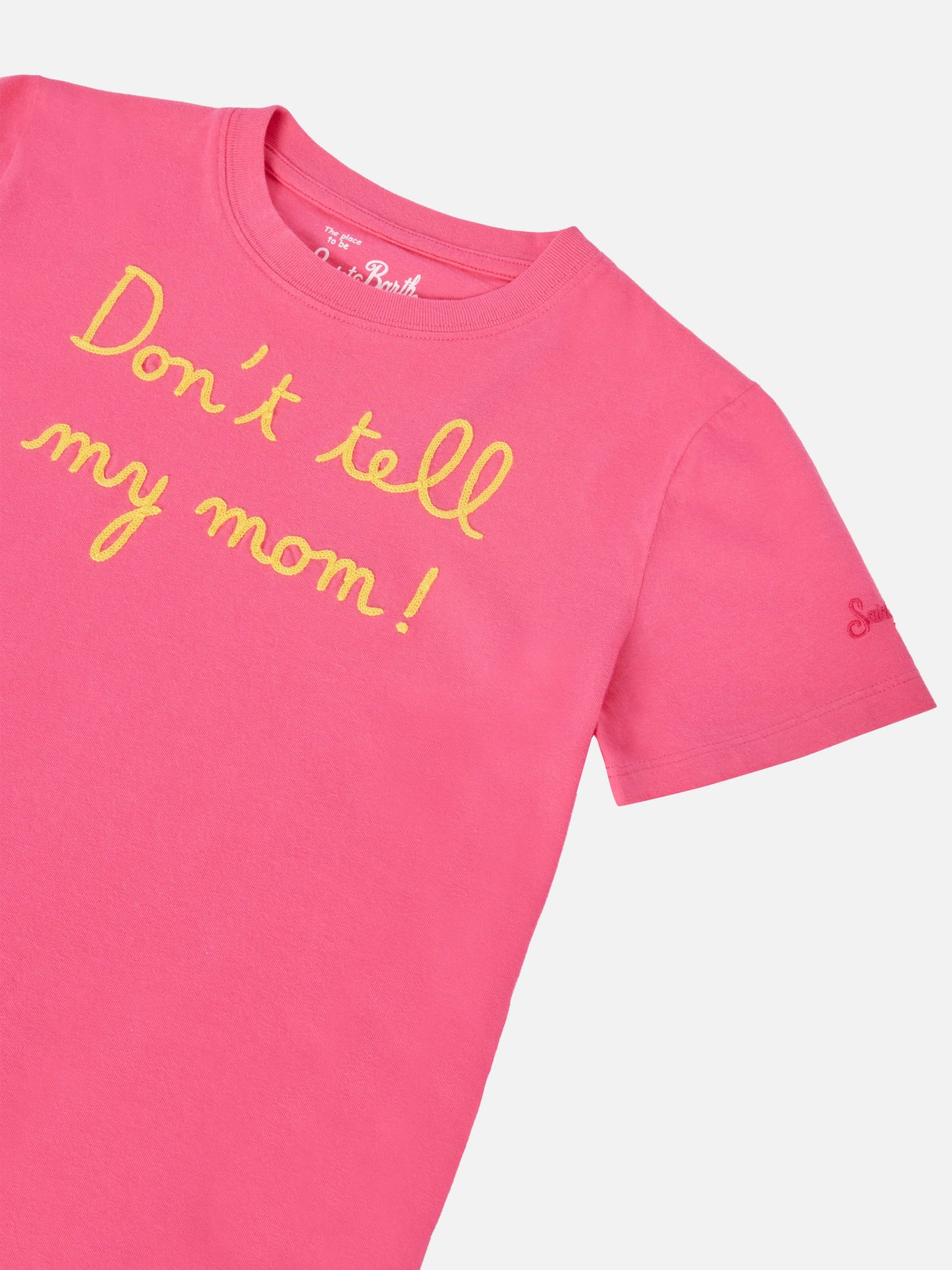 T-shirt Elly fuchsia con ricamo