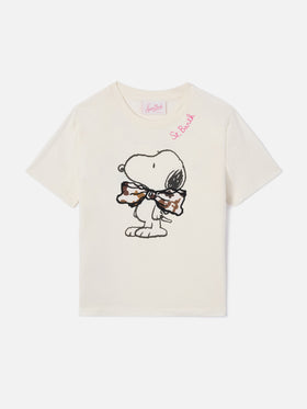 Elly T-shirt with snoopy print and embroidered logo | Special Edition