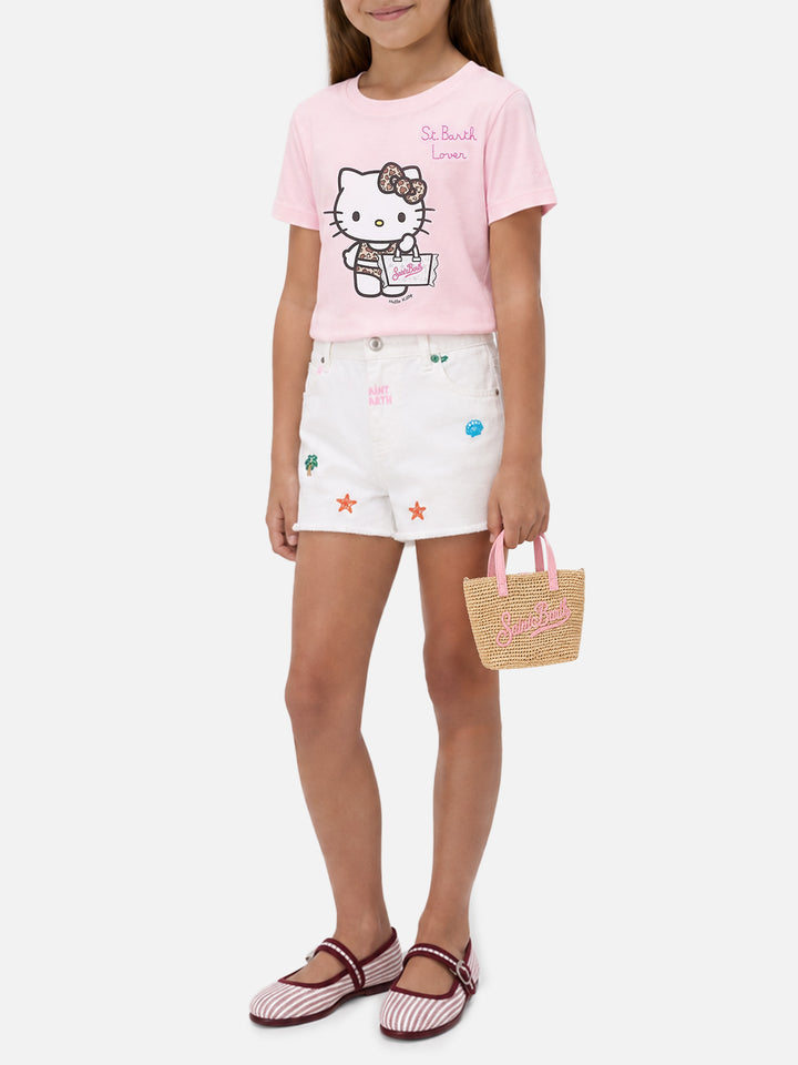 Elly t-shirt with Hello Kitty print and embroidery | Special Edition