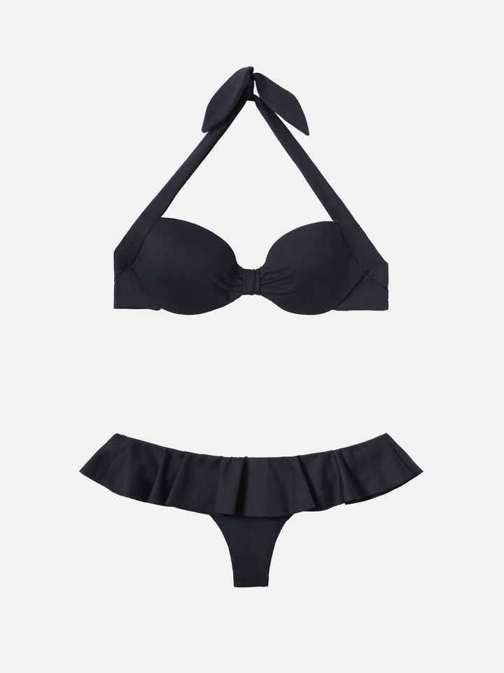 Bikini a bralette nero Emanuelle Orion