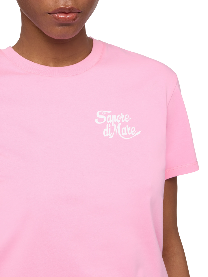 Emilie Baumwoll-T-Shirt mit Sapore di Mare-Aufdruck | SAPORE DI MARE SONDERAUSGABE
