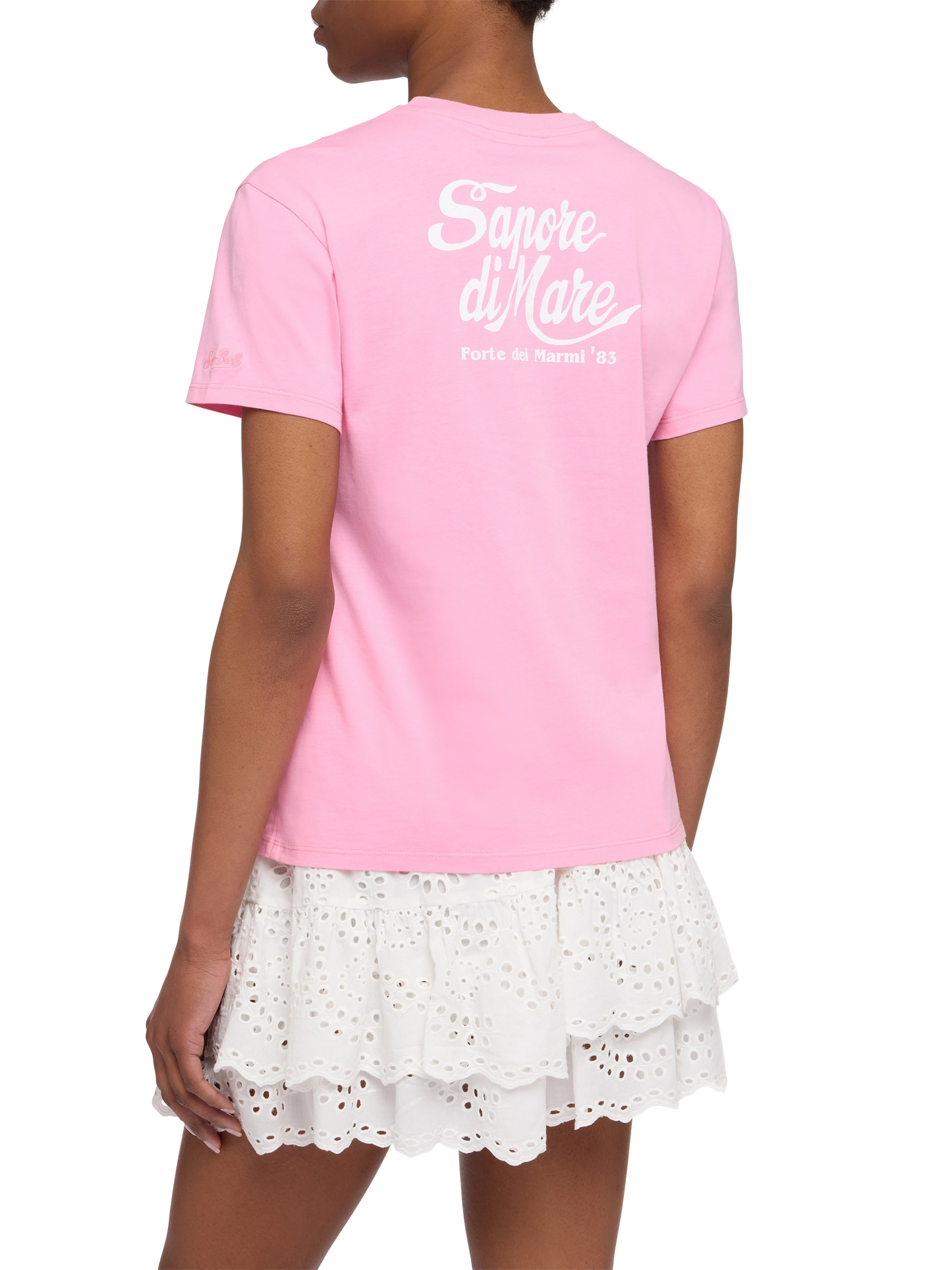 Emilie Baumwoll-T-Shirt mit Sapore di Mare-Aufdruck | SAPORE DI MARE SONDERAUSGABE