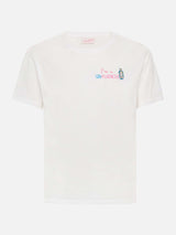 Emilie cotton t-shirt with GIN-fluencer embroidery