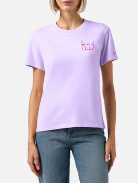Winter cotton t-shirt Emilie with Queen of Chalet embroidery