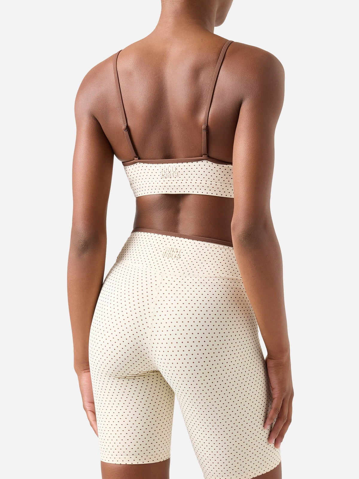 Top fitness Eiris con stampa a micro pois
