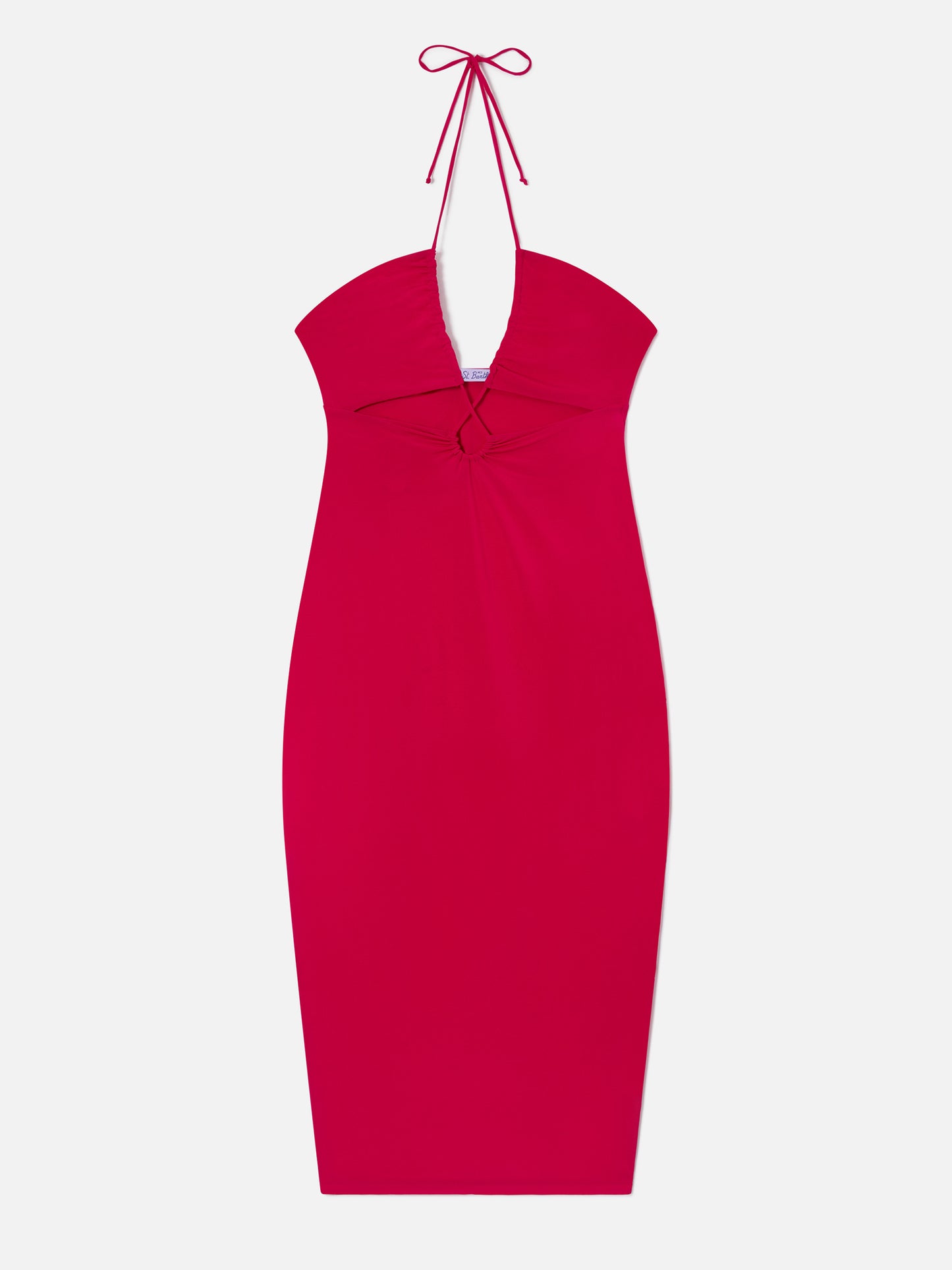 Longuette cutout fuchsia dress Farah