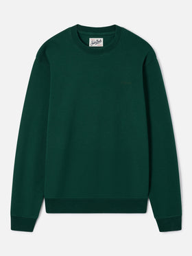 Fourseason Rundhals-Sweatshirt aus grüner Baumwolle 